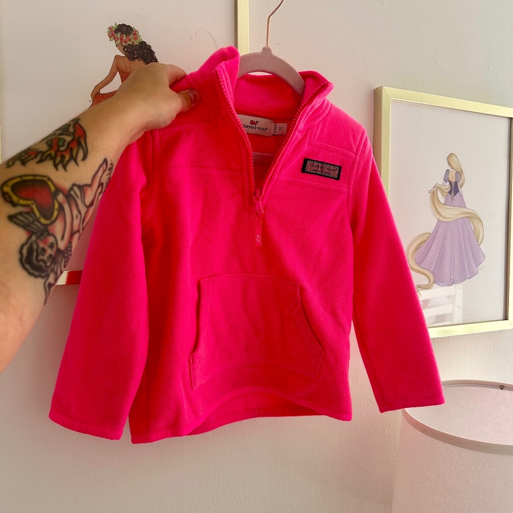 3T Vineyard Vines Quarter Zip Sweater
